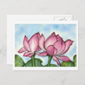 Atmen Sie einfach die Postkarte aus (Vorne/Hinten)