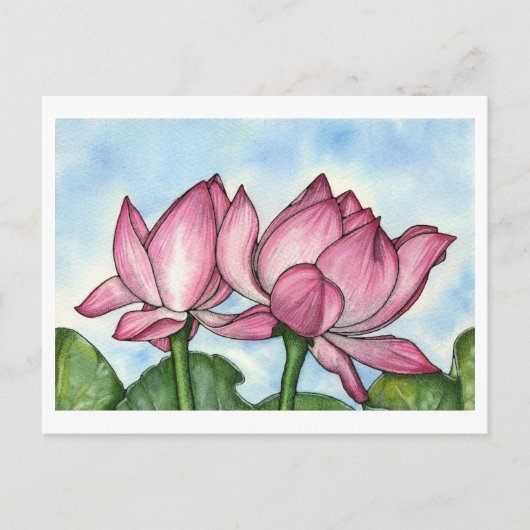 Atmen Sie einfach die Postkarte aus (Vorderseite)