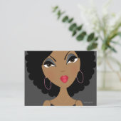 Atmen Sie einfach die Postkarte aus (Stehend Vorderseite)