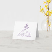 Atmen Sie einfach die unverzichtbare Öle-Karte des Karte (Gelbe Blume)