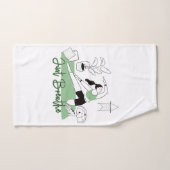 Atmen Sie einfach die Yoga-Medizin-Pose aus Badhandtuch Set (Handtuch)