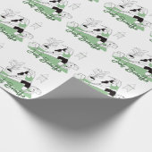 Atmen Sie einfach die Yoga-Medizin-Pose aus Geschenkpapier (Ecke)