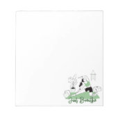 Atmen Sie einfach die Yoga-Medizin-Pose aus Notizblock (Vorderseite)