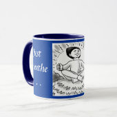 Atmen Sie einfach… Humanistkaffee-Tasse Tasse (Vorderseite Links)