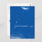 Atmen Sie einfach - Lüstern schwebend Postkarte (Vorne/Hinten)