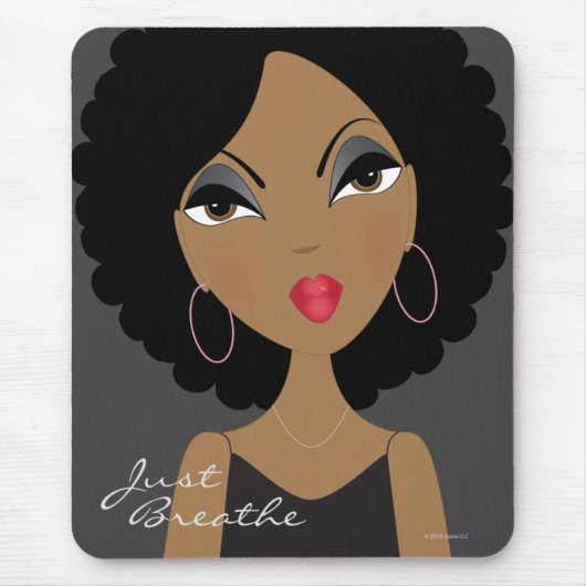 Atmen Sie einfach Mousepad (Vorne)