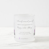 Atmen Sie einfach (Personalisierte Mattierte Glass Mattglastasse (Mittel)