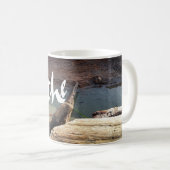 Atmen Sie einfach - Strand-Tasse Kaffeetasse (VorderseiteRechts)