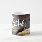 Atmen Sie einfach - Strand-Tasse Kaffeetasse (Mittel)