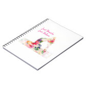 Atmen Sie einfach Yoga-Notizbuch Notizblock (Linke Seite)