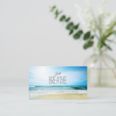 Atmen Sie einfach Yoga und Wellness Visitenkarte (Stehend Vorderseite)