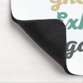 Atmen Sie Gnocchi Exhale Negativity Mouse Pad ein Mousepad (Ecke)