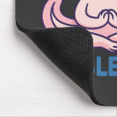 Atmen Sie in Blase aus Axolotl Yoga Mousepad (Ecke)