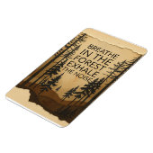 Atmen Sie in den Wald Inspiration Natur Magnet (Linke Seite)
