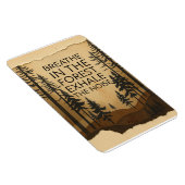 Atmen Sie in den Wald Inspiration Natur Magnet (Rechte Seite)
