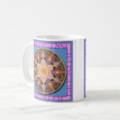 Atmen Sie in der Dankbarkeit Kaffeetasse (Vorderseite Links)