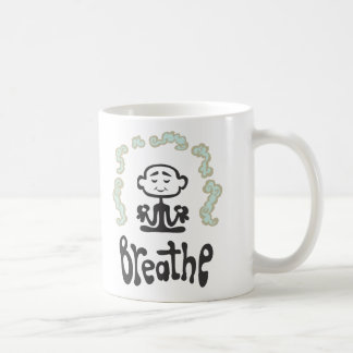 Atmen Sie Kaffeetasse