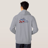 atmen Sie Lebenlogo Hoodie (Schwarz voll)