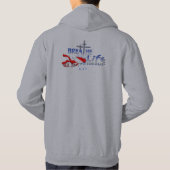 atmen Sie Lebenlogo Hoodie (Rückseite)