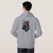 atmen Sie Lebenlogo Hoodie (Schwarz voll)