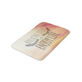 Atmen Sie tief Badematte (Schrägansicht)