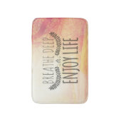 Atmen Sie tief Badematte (Vorderseite Vertikal)