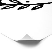 Atmen Sie tief ein. Poster (Ecke)