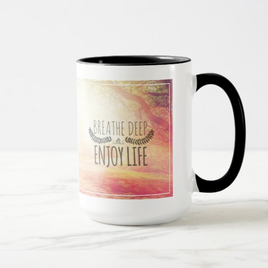 Atmen Sie tief Tasse (Rechts)