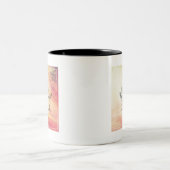 Atmen Sie tief Zweifarbige Tasse (Mittel)