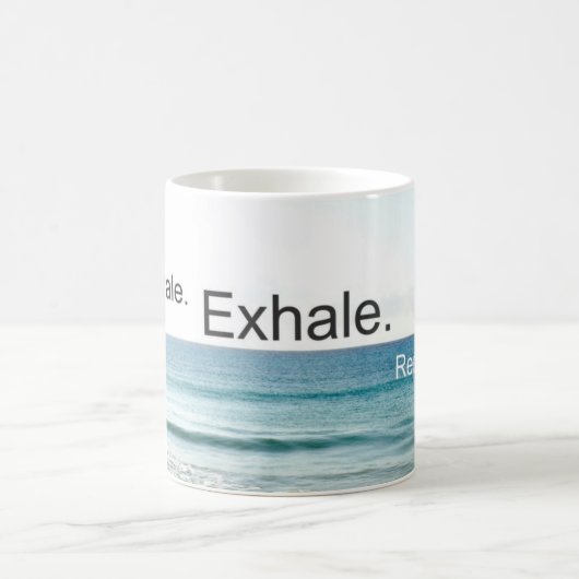 Atmen Sie u. entspannen Sie sich Kaffeetasse (Mittel)