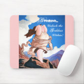 Atmen Sie...und die Göttin im Inneren freischalten Mousepad (Mit Mouse)