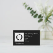 Atmen Sie und Enso Kreis Terminkarte (Stehend Vorderseite)