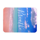 atmen | Strand, Motivierend Ozean Magnet (Horizontal)