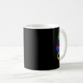 Atmen Symbol Chakra Mindfulness Hinduismus Breathi Kaffeetasse (VorderseiteRechts)