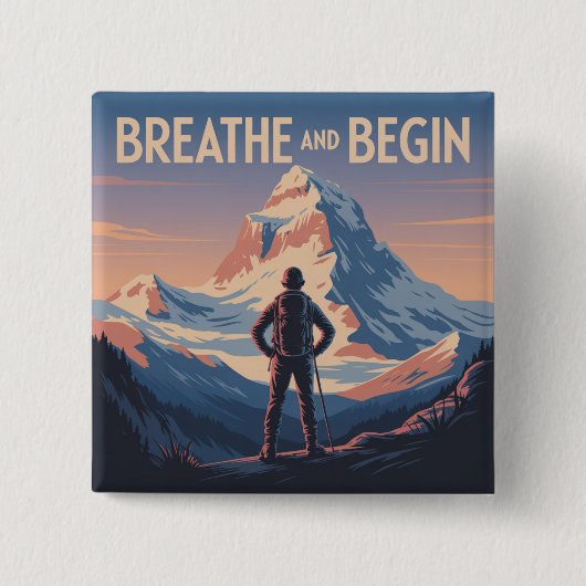 Atmen und Beginnen Button (Vorderseite)