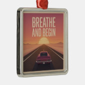 Atmen und Beginnen Ornament Aus Metall (Rechts)