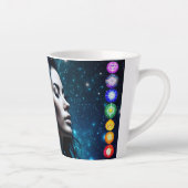 Atmen und Freigabe | Schöne ätherische Frau Milchtasse (Rechts)