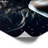 Atmen und Freigabe | Schöne ätherische Frau Poster (Ecke)