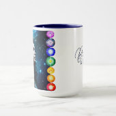 Atmen und Freigabe | Schöne ätherische Frau Tasse (Zentrum)