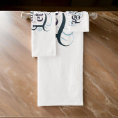 Atmen und Gelassen gehen: Personalisiert Badhandtuch Set