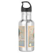 "Atmen und Stehen" Edelstahlflasche (Rückseite)