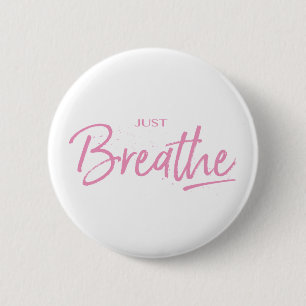 Atmen, Yoga, Zen-Zitat Button