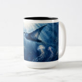 Atmen Zweifarbige Tasse (VorderseiteRechts)