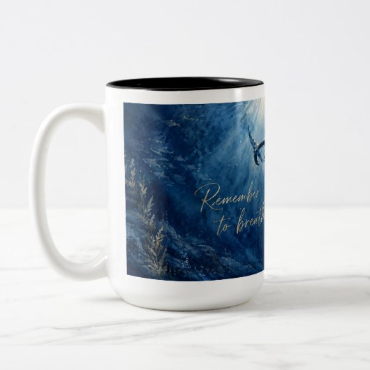 Atmen Zweifarbige Tasse (Links)