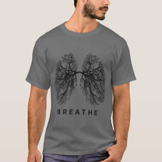 Atmende Lungen Der Natur Einfach Atmen Yogaree Von T-Shirt