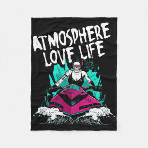 Atmosphäre Liebe Leben Wasser Roller Jet Ski Fleecedecke