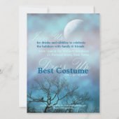 Atmosphärische Halloween-Party-Einladungen Einladung (Rückseite)