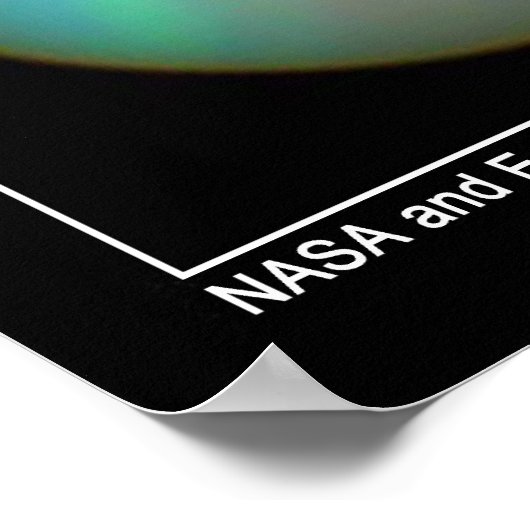 Atmosphärische Merkmale auf Uranus und Neptun sind Poster (Ecke)