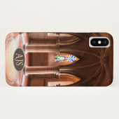 Atmosphärische Sandsteinpfeiler und festes Glas. Case-Mate iPhone Hülle (Rückseite (Horizontal))