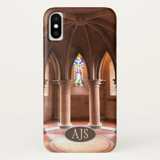 Atmosphärische Sandsteinpfeiler und festes Glas. Case-Mate iPhone Hülle (Rückseite)